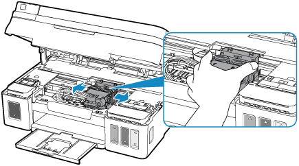 Canon : Inkjet Manuals : G4010 series : Paper Is Jammed inside Printer